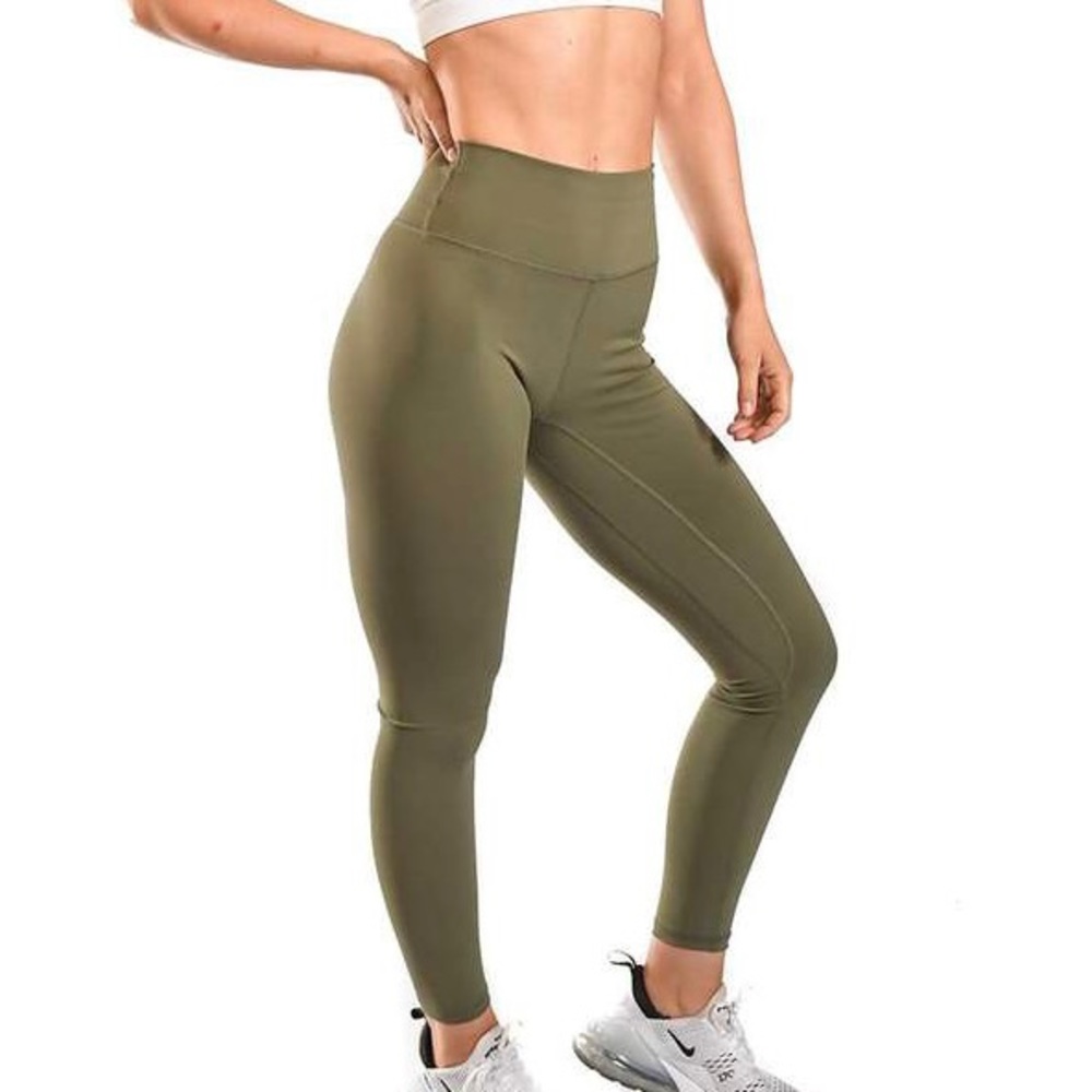 Til You Collapse Army/Olive Green Classic Legging